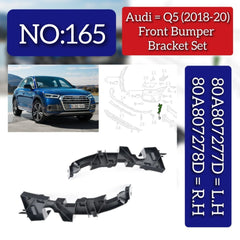Front Bumper Bracket Left 80A807277D & Right 80A807278D Compatible With AUDI Q5 (8RB) 2018-2020 No:- 165