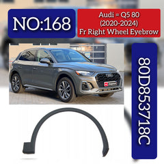 Front Wheel Eyebrow Right 80D853718C Compatible With Audi Q5 80 (2020-2024) Tag No.168