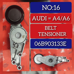 Belt Tensioner With Pulley 06B903133F Compatible With AUDI A4 B7 & A6 C6
