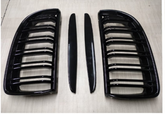 Black Colour (2005/2007) Kidney Grill Set 51137120007 (R.H/L.H) Same Compatible With BMW 3 Series E90 Tag 16
