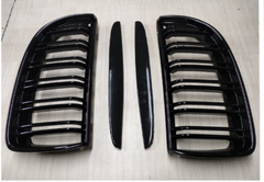 Black Colour (2005/2007) Kidney Grill Set 51137120007 (R.H/L.H) Same Compatible With BMW 3 Series E90 Tag 16