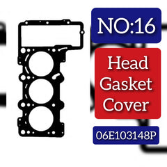 Tappet Cover Packing (Engine Valve Cover Gasket) 06E103148P Compatible With AUDI Tag No:16