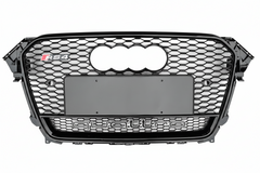 RS4 Quattro Black Honeycomb Show Grill Compatible With Audi A4 B8 Facelift (2012-15) Tag No.16