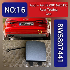 Audi A4 B9 (2016-2019) Rear Towing Cap. Ref No 8W5807441. Tag 16