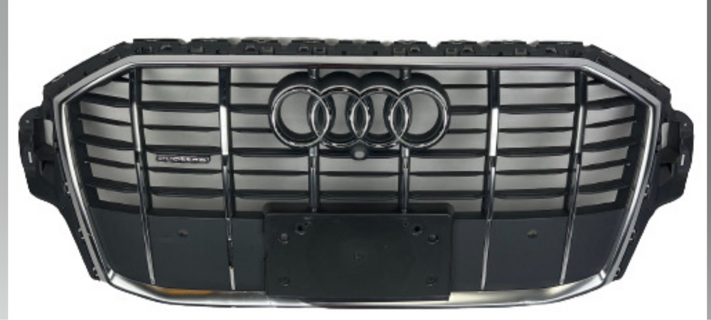 Glossy Grey Original Show Grill Compatible With Audi = Q7 (2020-23) Tag No.171