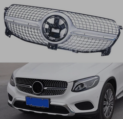 Diamond Silver Chrome Show Grill Compatible With Mercedes Benz GLE-Class W167 (2019-2023) Tag 99