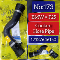 Coolant Hose Pipe 17127601847 17127634449 17127646150 Compatible With BMW X3 (F25) Tag No.173