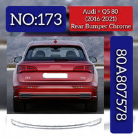 Rear Bumper Chrome 80A807578 Compatible With Audi Q5 80 (2016-2021) Tag No.173