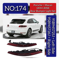 Rear Bumper Light Left 95B945725J & Right 95B945726J Compatible With Porsche Macan (2014-2018) Tag No.174