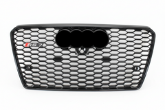 Show Grill Compatible With Audi A7 (2010-2015) RS7 Black Chrome No.176