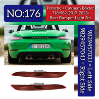 Rear Bumper Light Left 982945703J & Right 982945704J Compatible With Porsche Boxter (2017-2022) Tag No.176