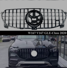 GTR Black Chrome Show Grill Compatible With Mercedes Benz GLE-Class W167 (2019-2023) Tag 94