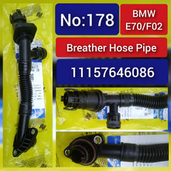 Breather hose Pipe 11157646086 11157575642 Compatible With BMW 6 Convertible (F12) & 6 Coupe (F13) & 7 (F01, F02, F03, F04) & X5 (E70) & X6 (E71, E72)