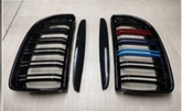 Multi Colour (2005/2007) Kidney Grill Set 51137120008 (R.H/L.H) Compatible With BMW 3 Series E90 Tag 17