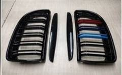 Multi Colour (2005/2007) Kidney Grill Set 51137120008 (R.H/L.H) Compatible With BMW 3 Series E90 Tag 17