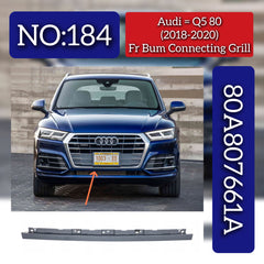 Front Bumper Connecting Grill 80A807661A Compatible With Audi Q5 80 (2018-2020) Tag No.184