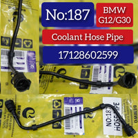 Radiator Hose Pipe 17128602599 17125A02485 Compatible With BMW 5 Series (G30, F90) & 6 Gran Turismo (G32) & 7 Series (G11, G12) Tag No.187