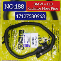 Radiator Hose Pipe 17127580963 17128614882 Compatible with BMW 5-Series (F10)
