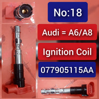 Ignition Coil 077905115AA 077905115G 077905115J Compatible With AUDI & VW