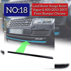 Front Bumper Chrome Compatible With Land Rover Range Rover Vogue - L405 (2013-2017) Tag No.18