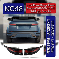 Tail Light Left LR128377 LR128382 & Right LR128378 LR128379 Compatible With Land Rover Range Rover Evoque (L551) (2019-2023)