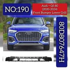 Front Bumper Lower Grill 80D807647H Compatible With Audi Q5 80 (2020-2024) Tag No.190
