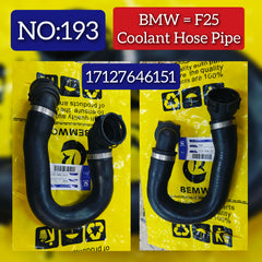 Coolant Hose Pipe 17127646151 Compatible With BMW X3 F25 2010-2017 Tag:193