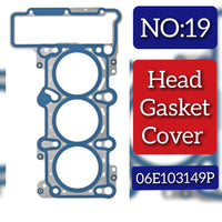 Tappet Cover Packing (Engine Valve Cover Gasket) 06E103149P Compatible With AUDI A6