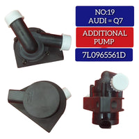 Auxiliary Water Pump 7L0965561D 95557215000 95557215001 Compatible With AUDI Q7 & VW TOUAREG & POLO Tag No.19