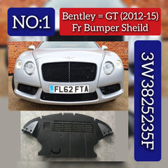 Front Bumper Sheild 3W3825235F Compatible With Bentley GT (2012-2015) Tag No.1