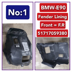 Front Right Fender Liner 51717059380 Compatible With BMW 3 Series E90 Tag-FE-01