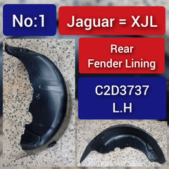 Rear Left Fender Liner C2D3737 Compatible With Jaguar XJL Tag No.1