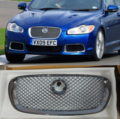 Front Grille Chromed C2Z3832 / C2Z8192 Compatible With Jaguar XF I (X250) XF II (X260) (2009-2011) Tag No.01