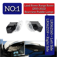 Rearview Puddle Lamps Left LR062160 & Right LR062159 Compatible With Land Rover Range Rover (2015-2022) Tag No.1
