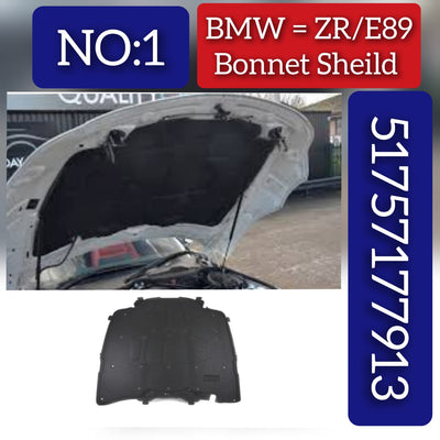 FRONT BONNET HOOD SOUND INSULATION 51757177913 Compatible With BMW ZR E89