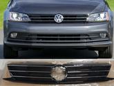 Front Bumper Show Grill 16D853653 Compatible With Volkswagen For JETTA Tag No.1