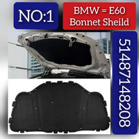 FRONT BONNET HOOD SOUND INSULATION 51487148208 Compatible With BMW 5 Series (E60) (2004-2011) Tag No.1