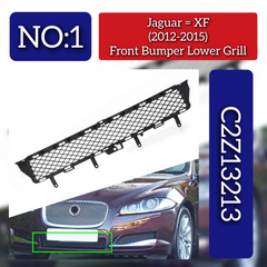 Front Bumper Lower Grill C2Z13213 Compatible With Jaguar XF I (X250) (2012-2015) Tag No.1