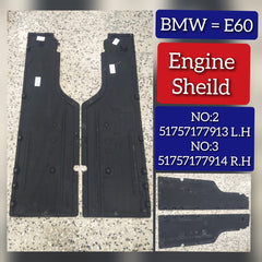 Bottom Undercover Right 51757177914 Compatible with BMW 5 Series E60 Tag No.3