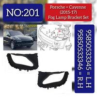 Fog Lamp Bracket Left 95850533345 & Right 95850533346 Compatible With PORSC+HE CAYENNE 2015-2017 Tag No.201