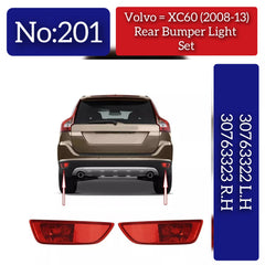 Rear Bumper Light Set Left 30763322 Right 30763323 Compatible With VOLVO XC60 II (246) Tag No.201