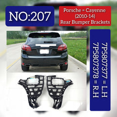 Rear Bumper Cover Mount Left 7P5807377 95850537700 & Right 7P5807378 95850537800 Compatible With PORSCHE CAYENNE 92A Tag No.207