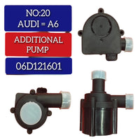 Auxiliary Water Pump 06D121601 059121012B Compatible With AUDI A4 B8 (8K2) | A4 / S4 & A6 C7 (4G2, 4GC) | A6 / S6 & A7 Sportback (4GA, 4GF) | A7 / S7 & A8 D4 (4H2, 4H8, 4HC, 4HL) | A8 / S8 | A8L Tag No.20