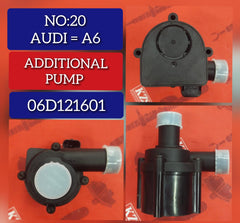Auxiliary Water Pump 06D121601 059121012B Compatible With AUDI A4 B8 (8K2) | A4 / S4 & A6 C7 (4G2, 4GC) | A6 / S6 & A7 Sportback (4GA, 4GF) | A7 / S7 & A8 D4 (4H2, 4H8, 4HC, 4HL) | A8 / S8 | A8L Tag No.20