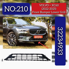 Front Bumper Grill 32234933 Compatible With VOLVO XC60 II (246) Tag No.210