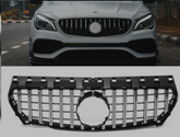 GTR Silver Chrome Show Grill Mercedes Benz = 117 CLA (2013-2019) Tag 131