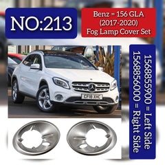 Fog Lamp Cover Left 1568855900 & Right 1568856000 Compatible With Mercedes-Benz GLA-CLASS W156 (2017-2020) Tag No.213