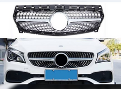 CLA Diamond Silver Chrome Show Grill Compatible With Mercedes Benz E-Class W213 (2013-2019) Tag 133