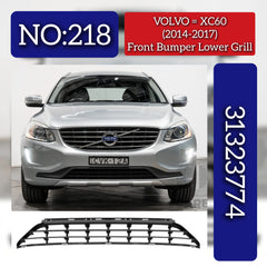Front Bumper Lower Grill 31323774 Compatible With VOLVO XC60 (2014-2017) Tag No.218