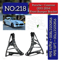 Front Bumper Bracket Set Left 95850517700 & Right 95850517800 Compatible With Porsche Cayenne (2011-2014) Tag No.218